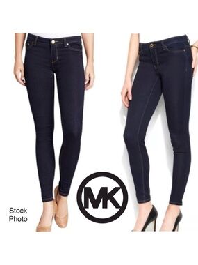 Michael Kors Skinny Jeans, Dark Rinse (14) Like New